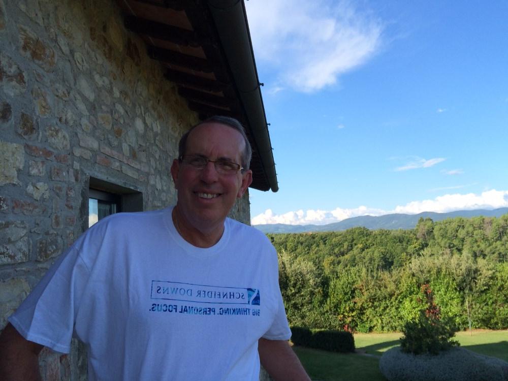 Ray Buehler in Tuscany, Italy